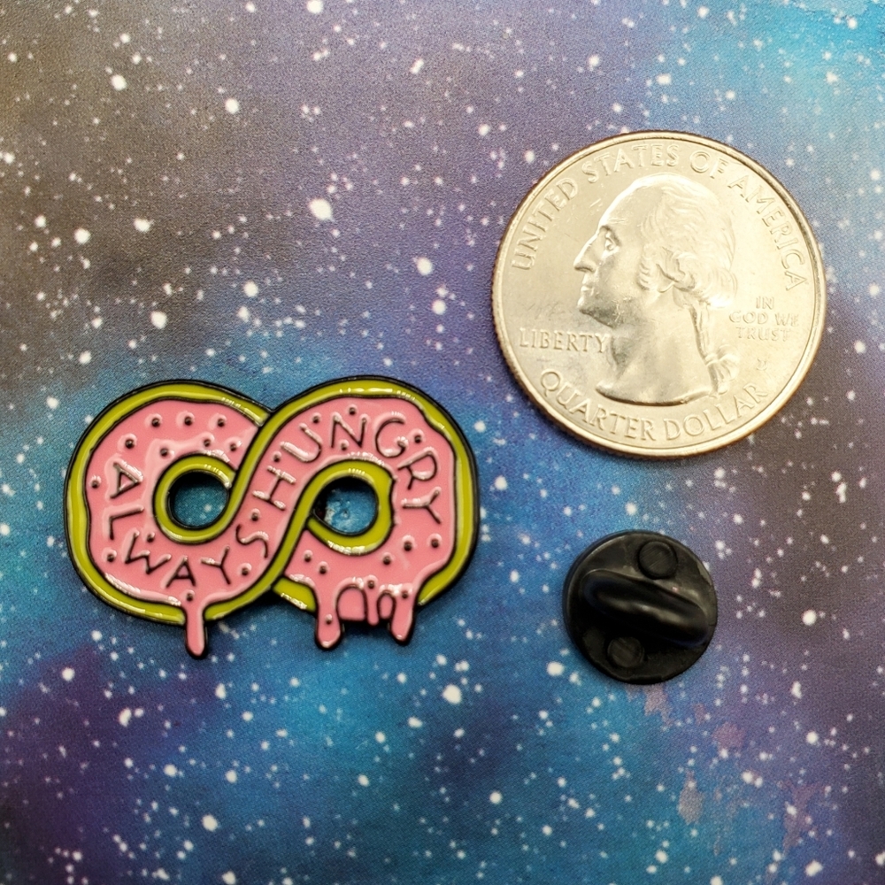 Always Hungry Enamel Pin - Picture 2 of 3